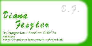 diana feszler business card